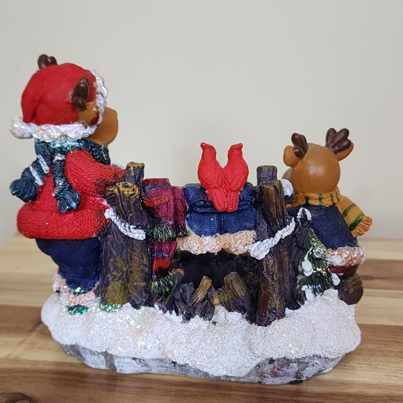 Festive Reindeer Christmas Candle Holder - Picture 9 of 15